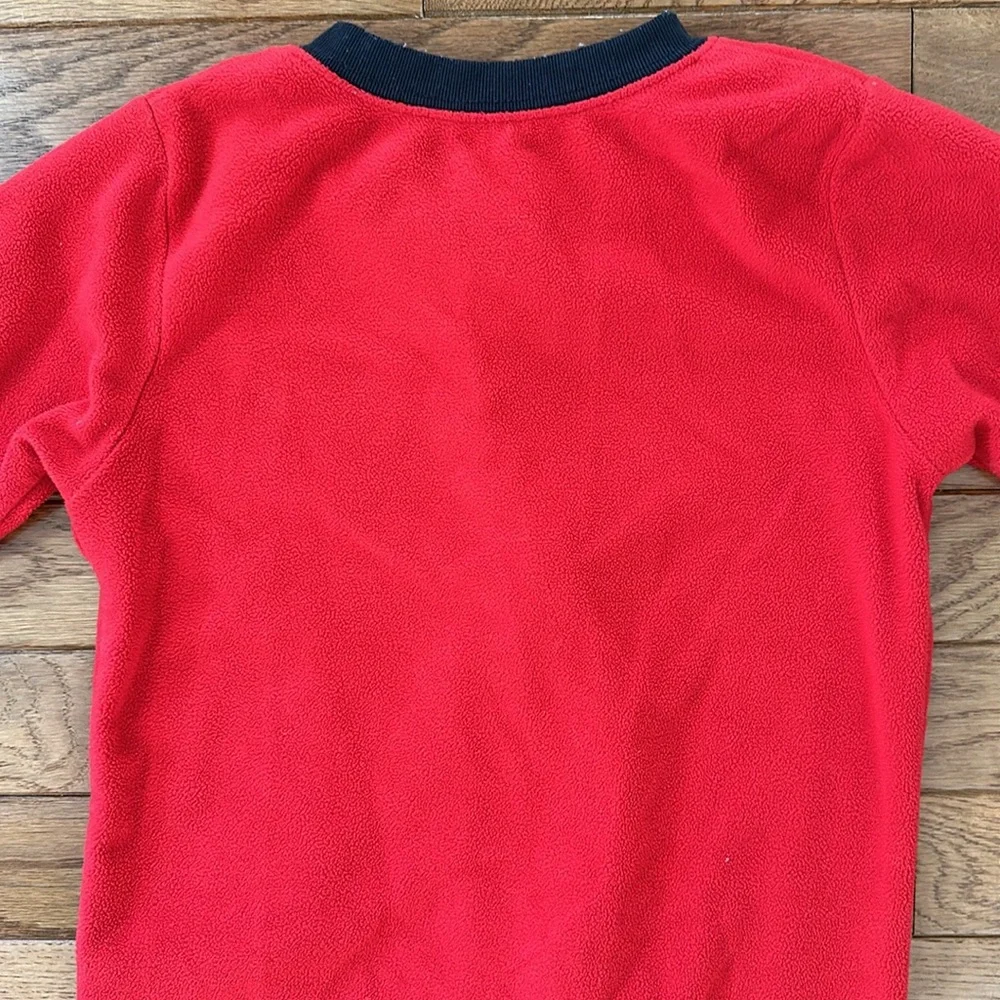 🦌Carter’s Footie Pajamas size 4T red with reindeer VGUc boys girls - Picture 9 of 11